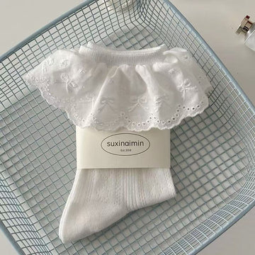 The Eyelet Lace Socks