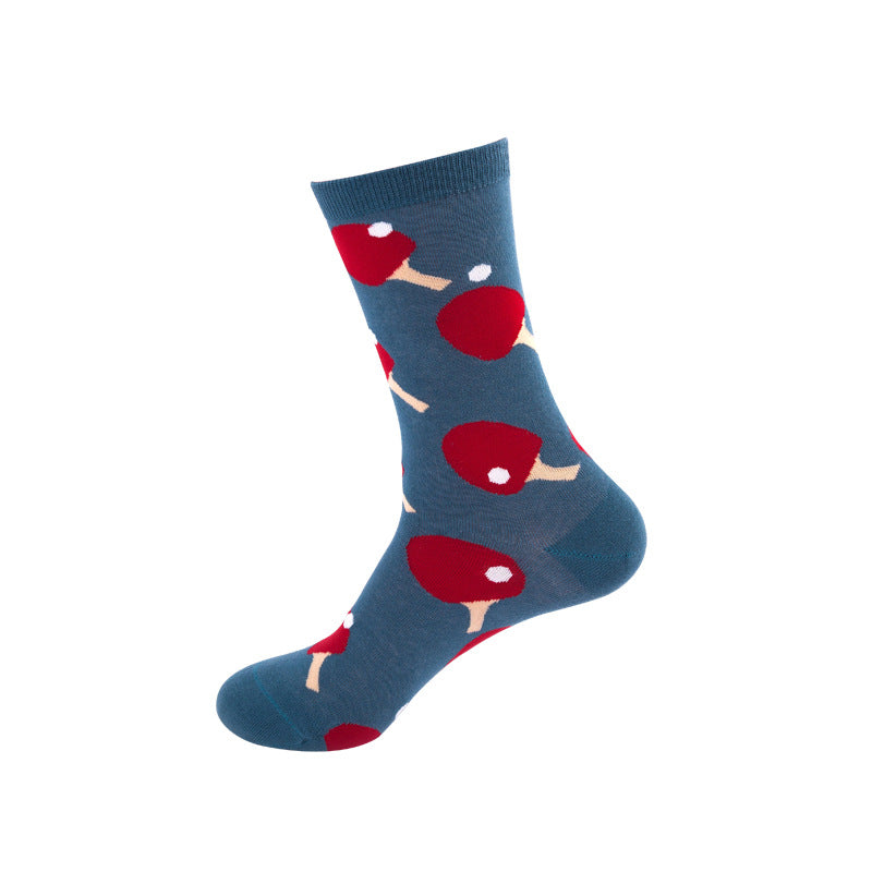 Colorful Mid-Calf Crew Socks – Trendy Unisex Socks for Spring & Fall