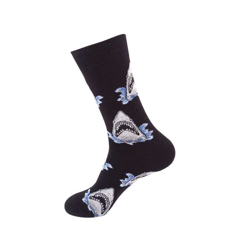 Colorful Mid-Calf Crew Socks – Trendy Unisex Socks for Spring & Fall