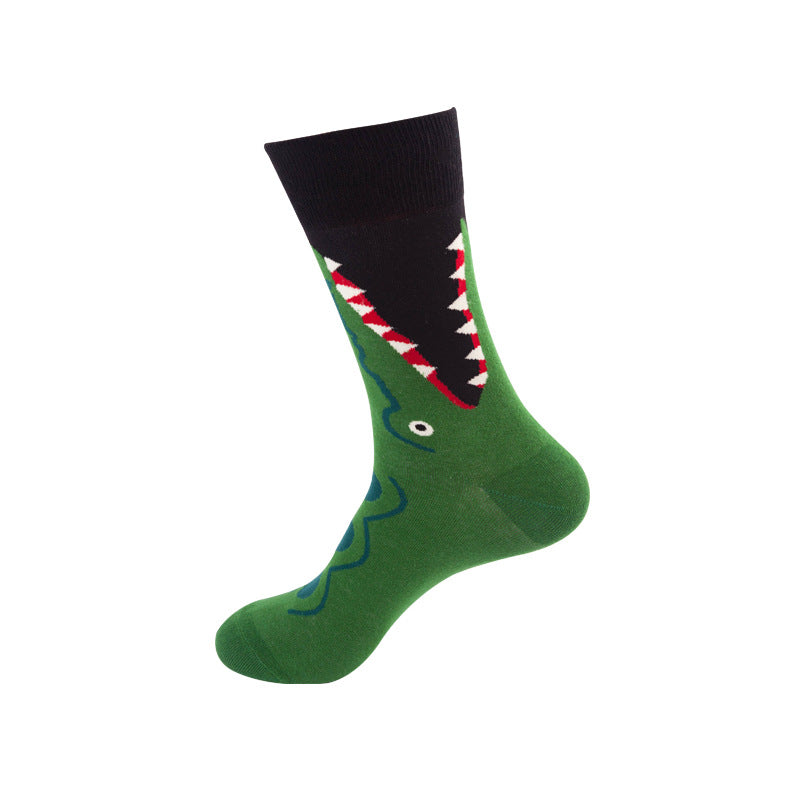 Colorful Mid-Calf Crew Socks – Trendy Unisex Socks for Spring & Fall