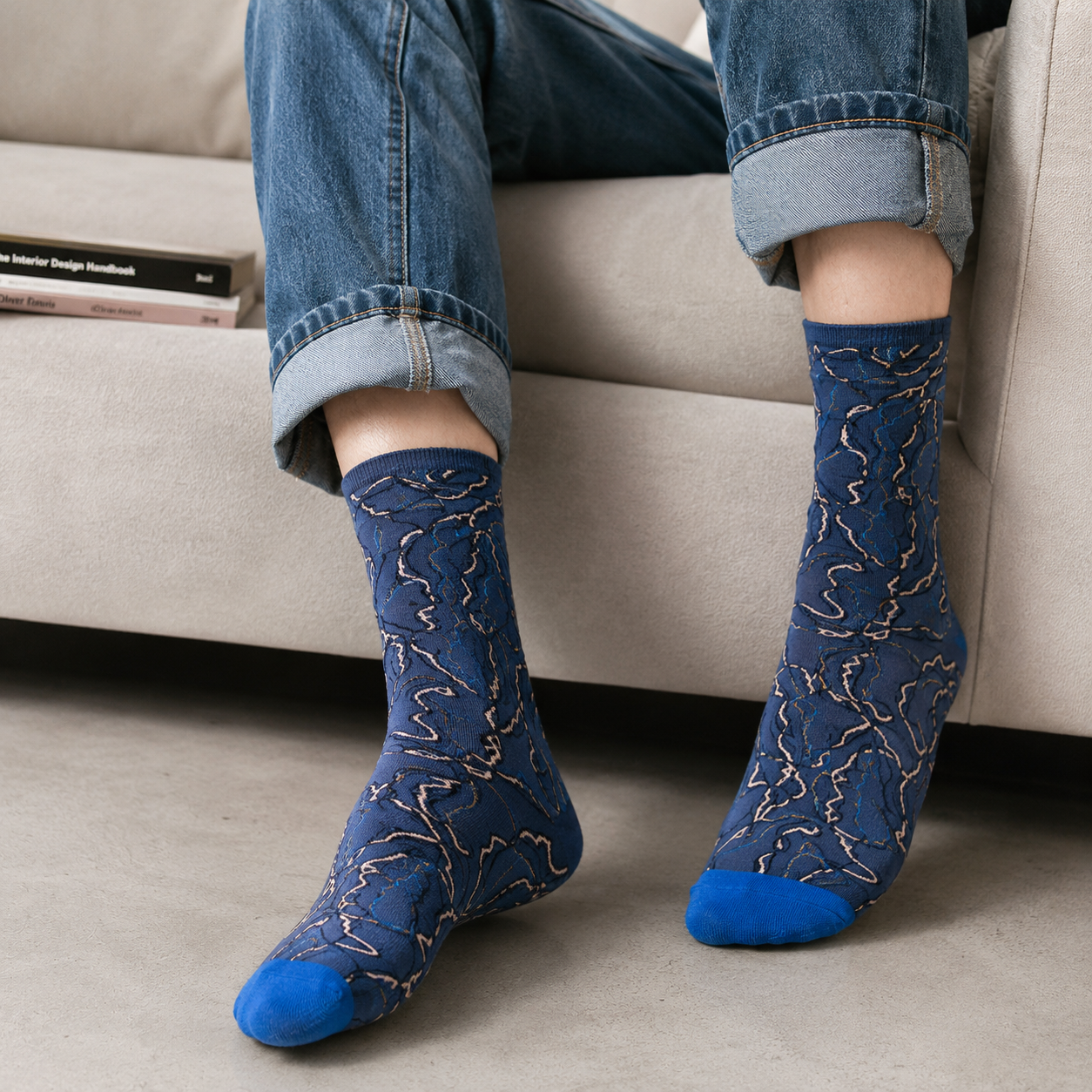 Whimsical Art Crew Socks – Floral, Animal & Abstract Designs