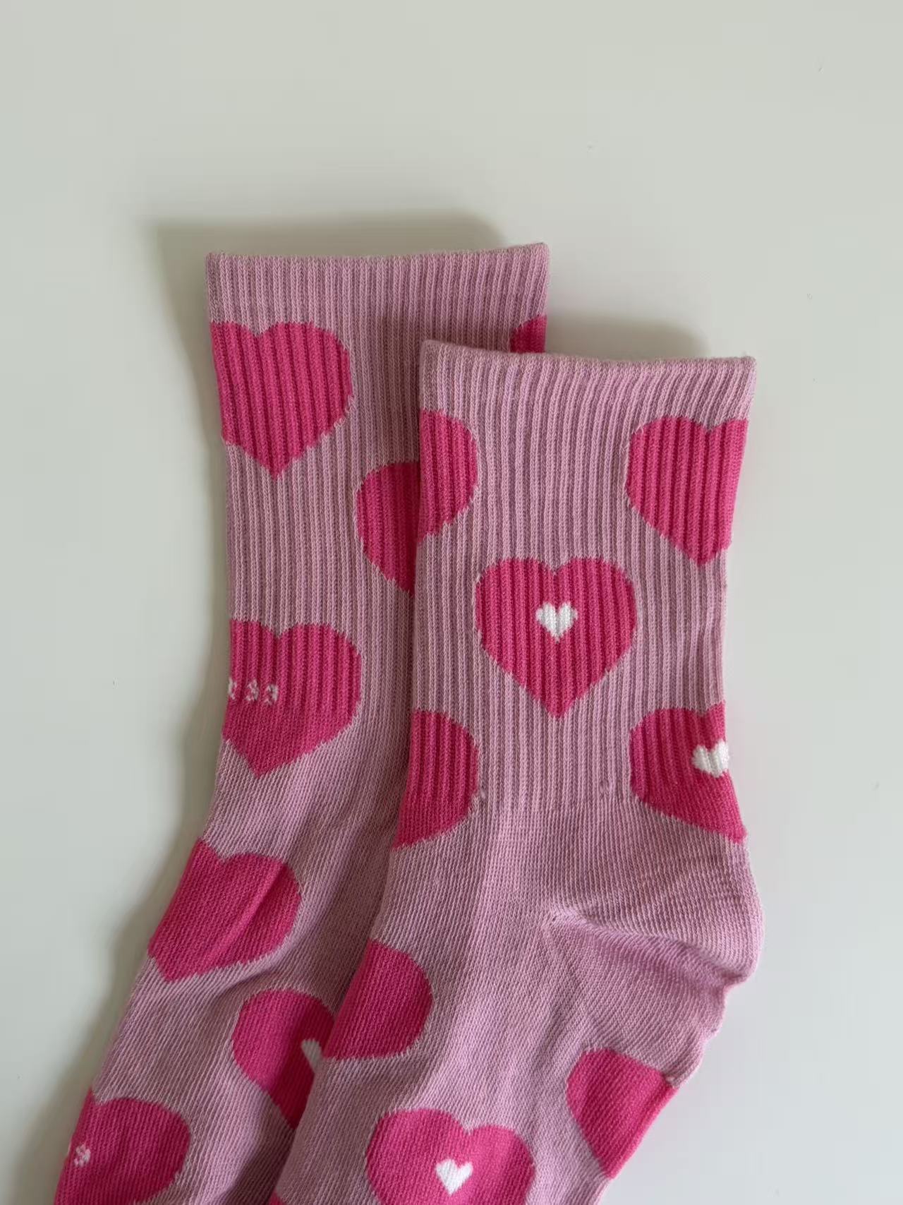 Pink Crush Monogram Socks