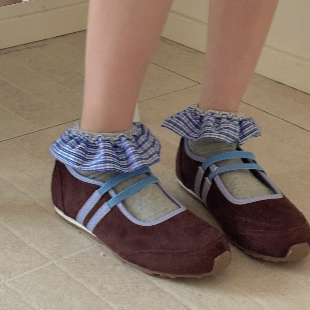Bluebell Ruffle Socks