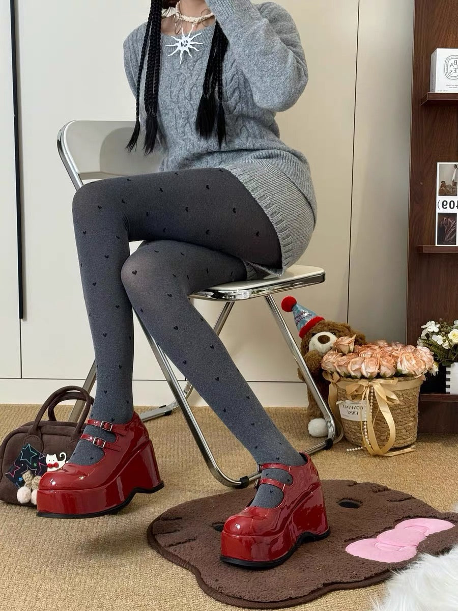 Sweetheart Fleece Tights