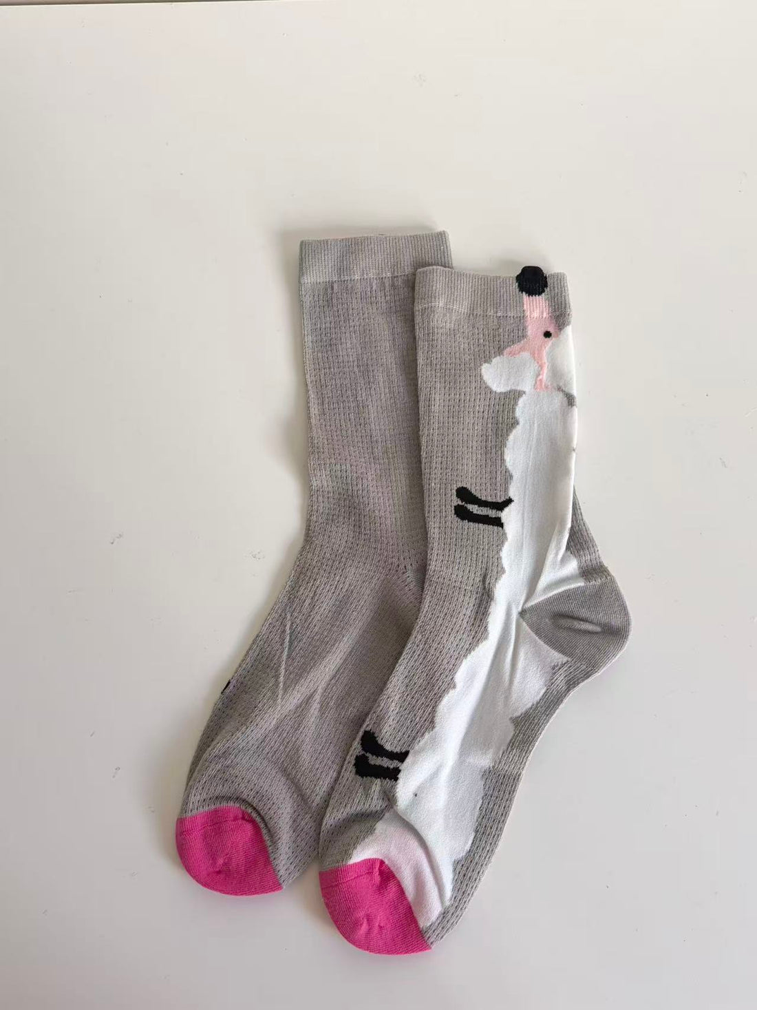 Whimsical Long Animal Crew Socks