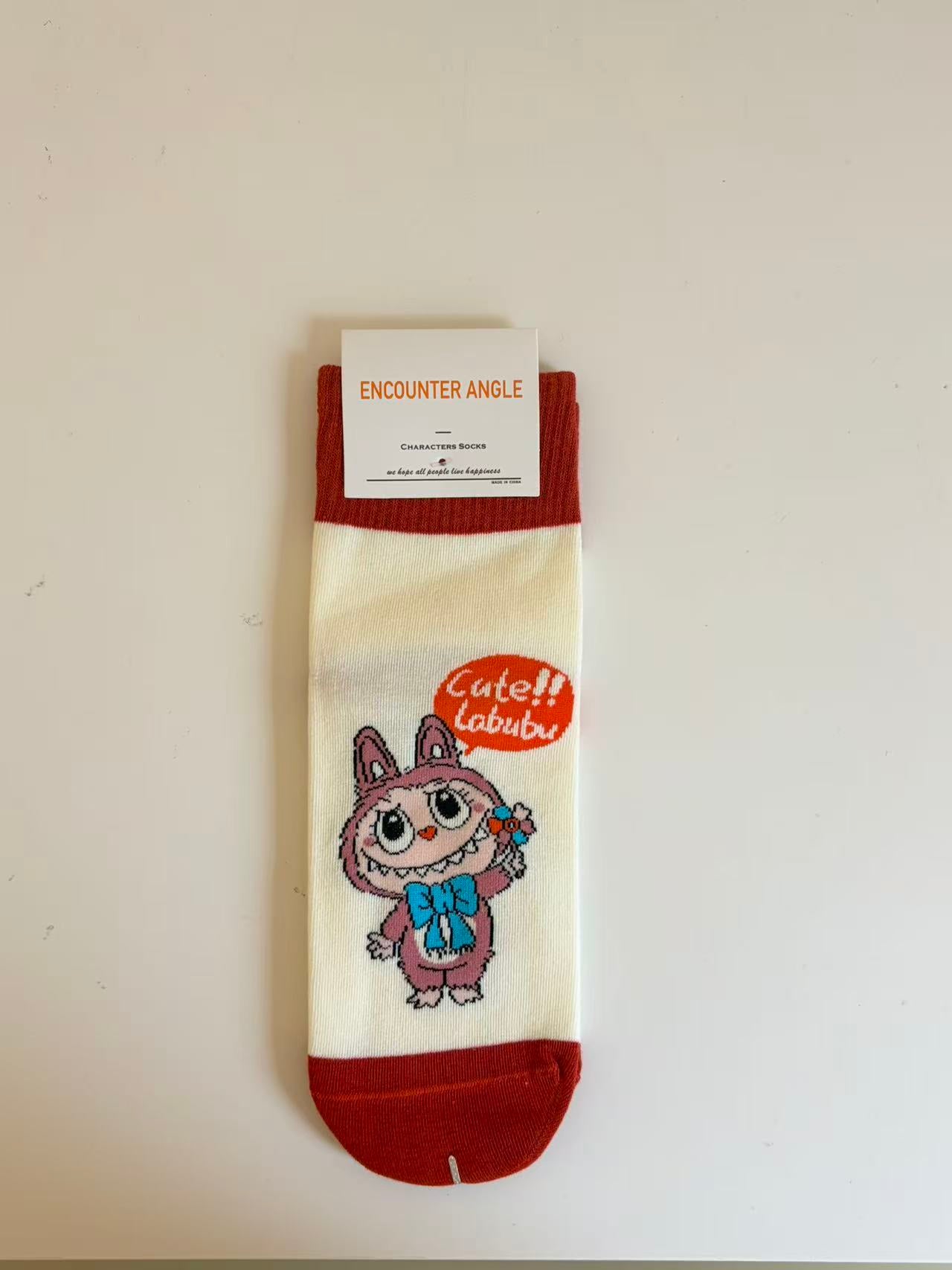 Labubu Socks- Women's Crew Socks