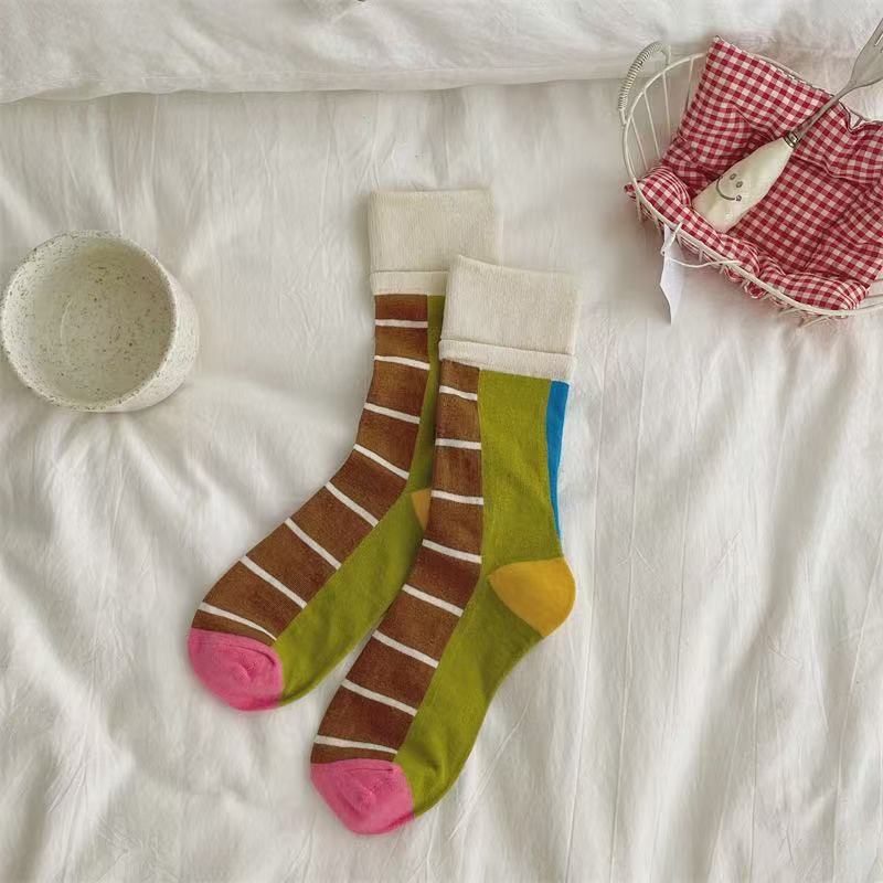 Vintage striped sock set