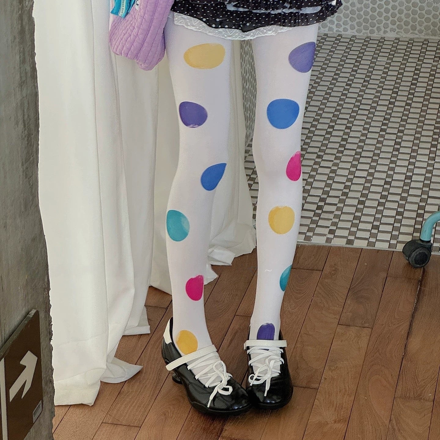 Candy Dot Tights