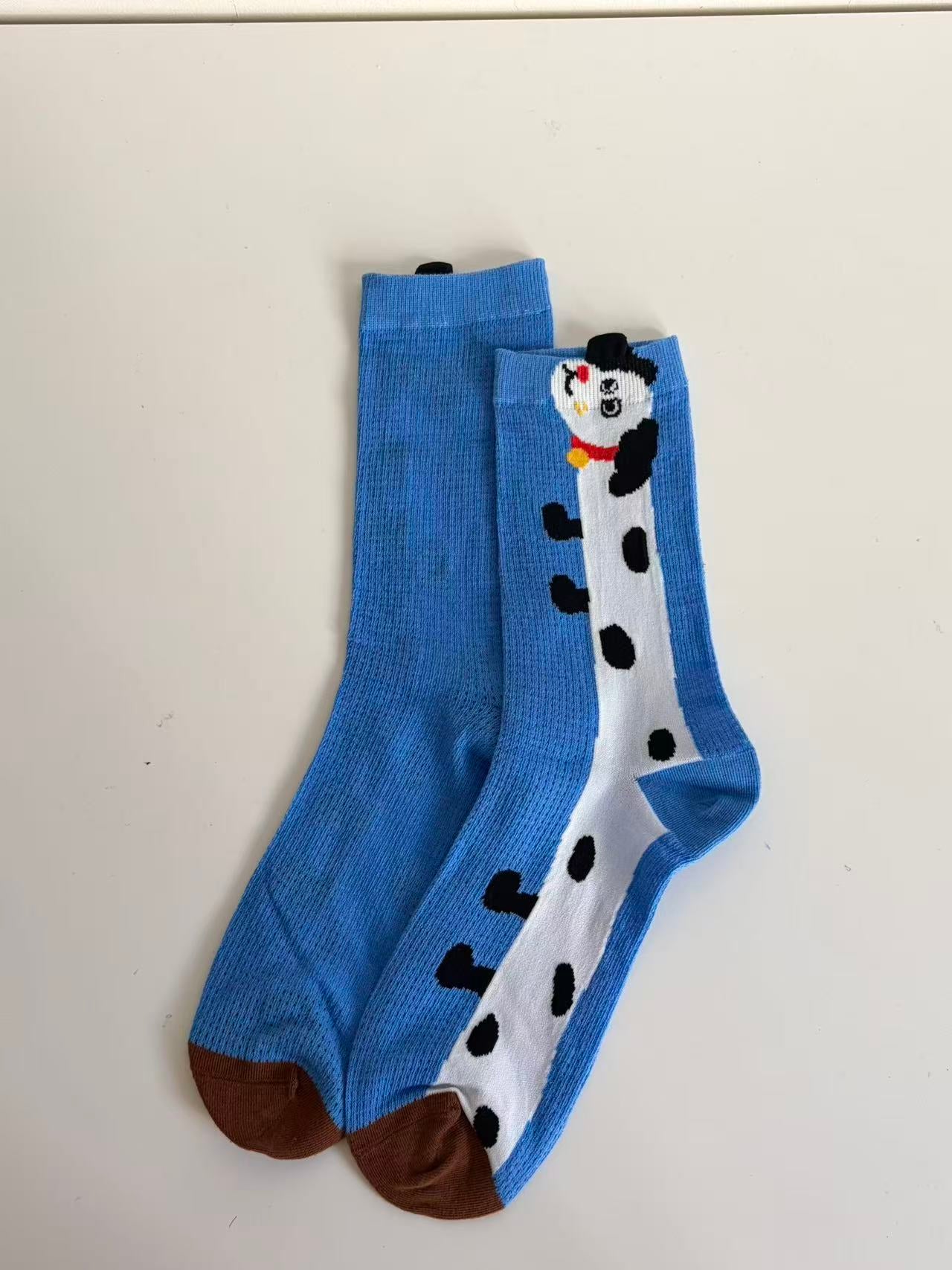 Whimsical Long Animal Crew Socks