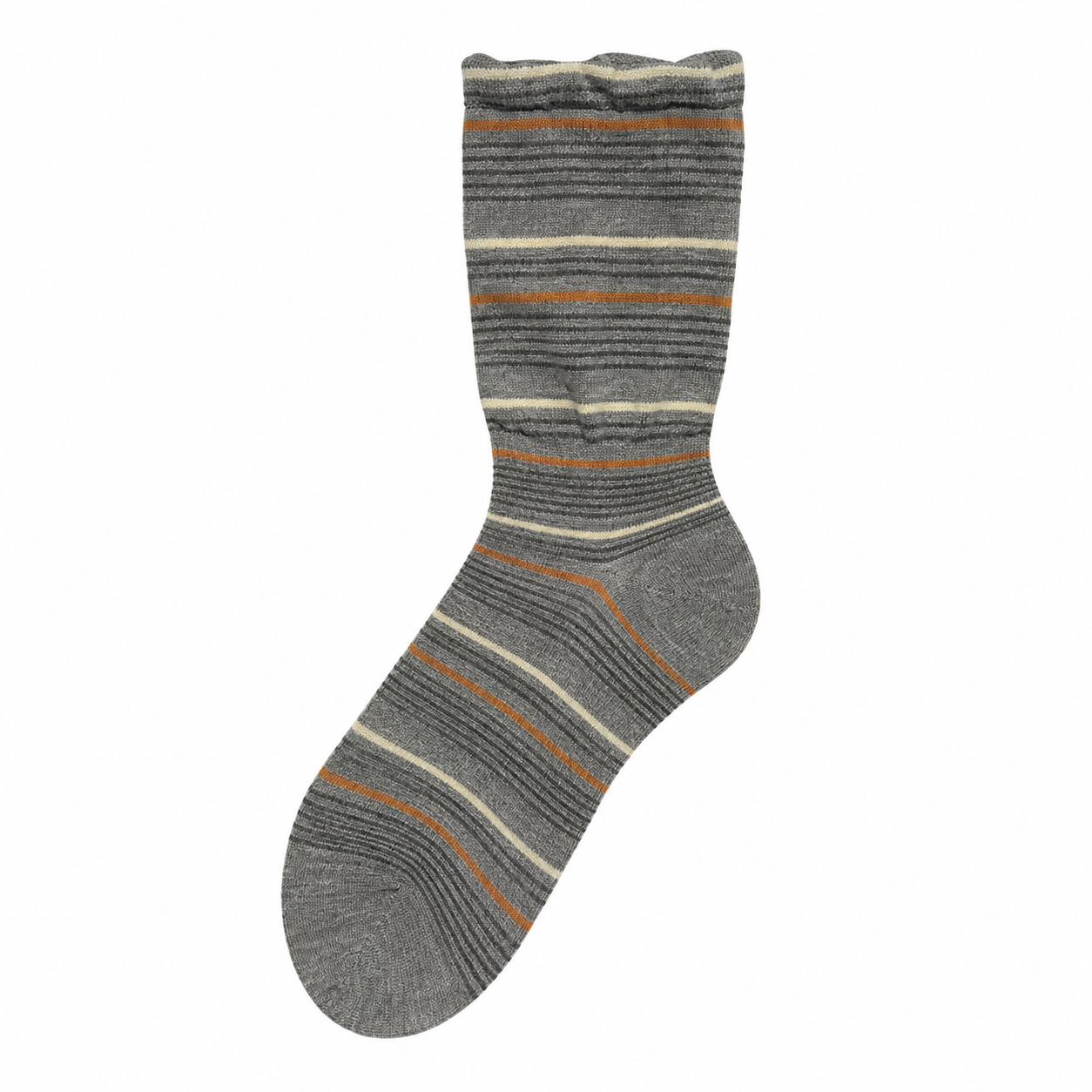 Vintage Striped Slouch Crew Socks