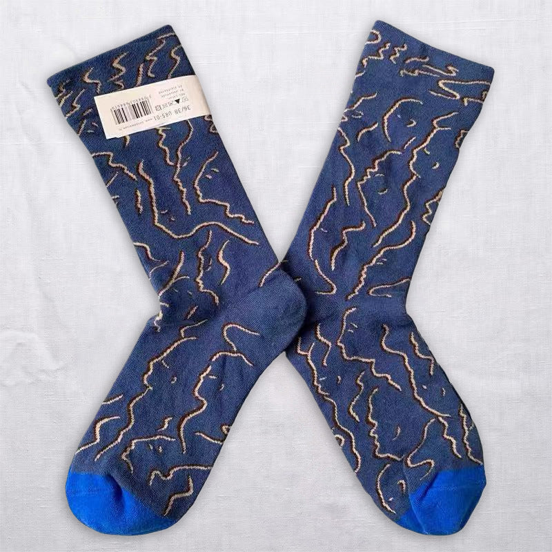 Whimsical Art Crew Socks – Floral, Animal & Abstract Designs