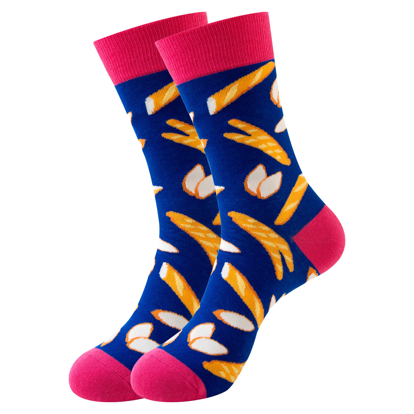 Trendy Mid-Calf Cotton Socks – Unisex Fall & Winter Crew Socks