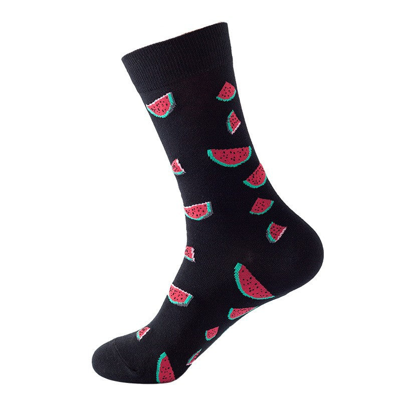 Colorful Mid-Calf Crew Socks – Trendy Unisex Socks for Spring & Fall