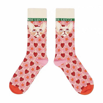 Vintage Art Illustration Crew Socks – Women’s Colourful Graphic Socks