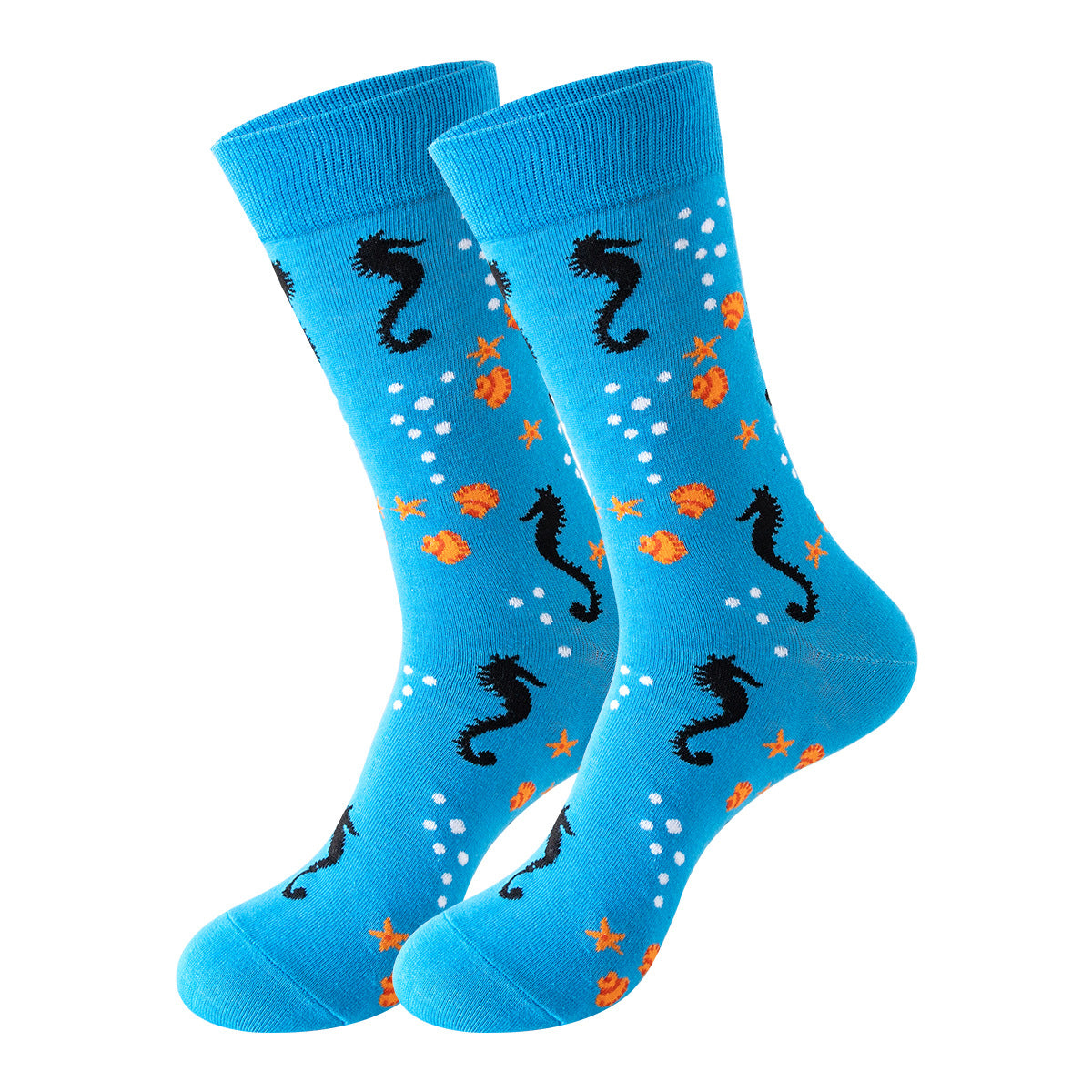 Trendy Mid-Calf Cotton Socks – Unisex Fall & Winter Crew Socks