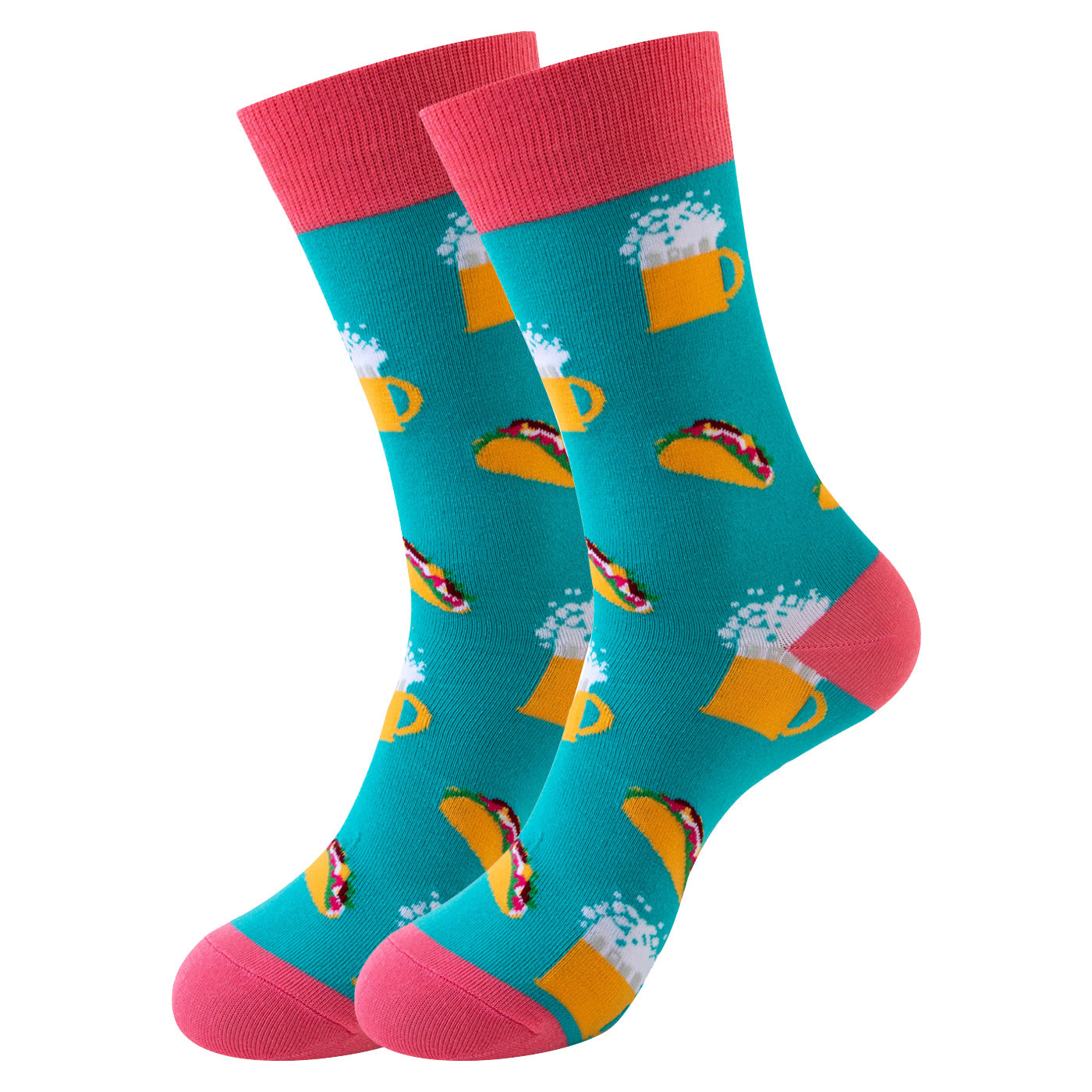 Trendy Mid-Calf Cotton Socks – Unisex Fall & Winter Crew Socks