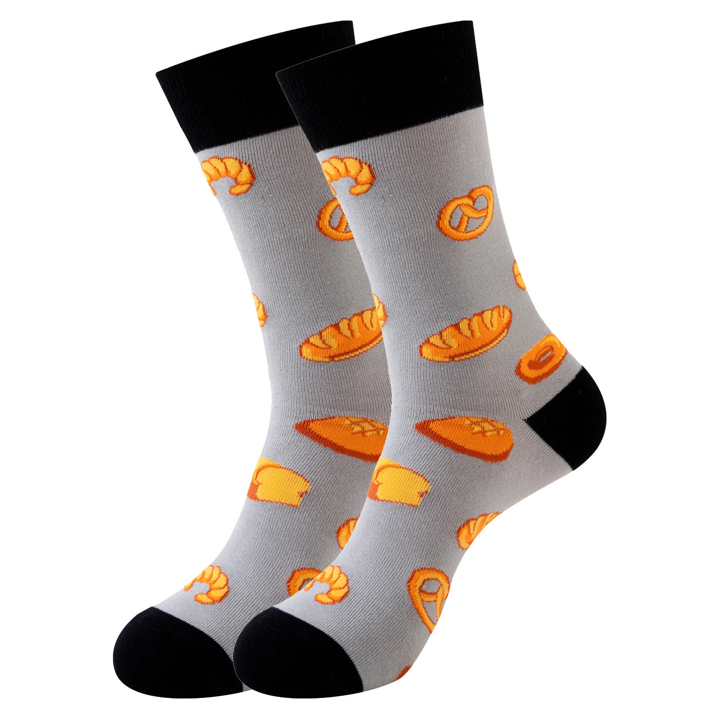Trendy Mid-Calf Cotton Socks – Unisex Fall & Winter Crew Socks