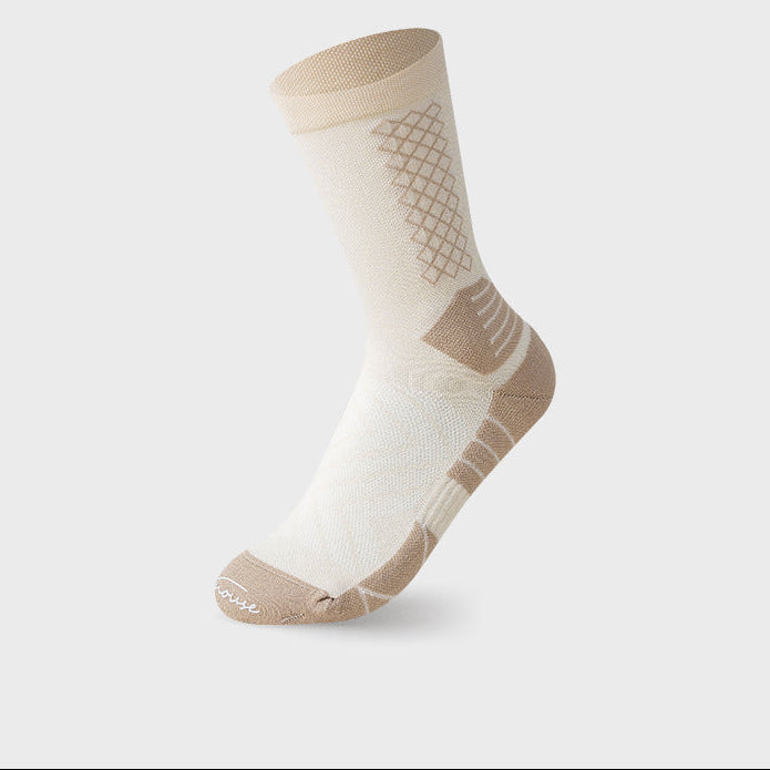 Women’s Breathable Mesh Hiking Crew Socks – Cushioned Quick-Dry Sports Socks