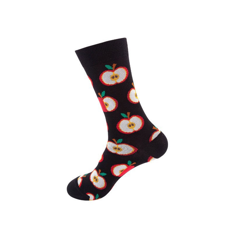 Colorful Mid-Calf Crew Socks – Trendy Unisex Socks for Spring & Fall