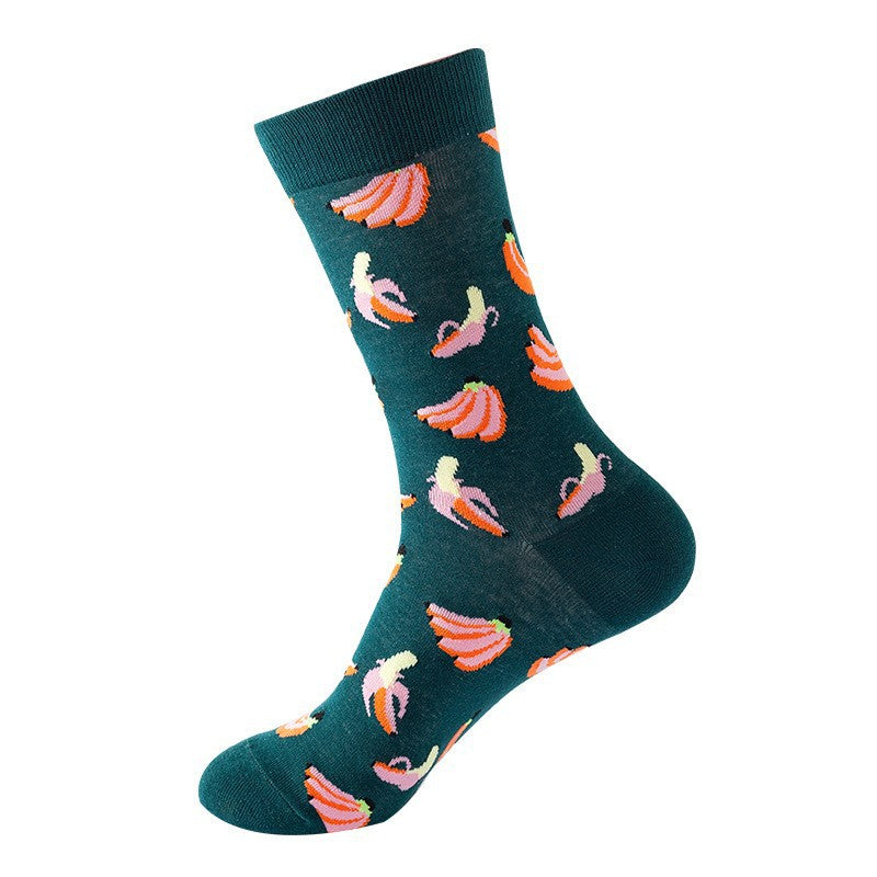 Colorful Mid-Calf Crew Socks – Trendy Unisex Socks for Spring & Fall