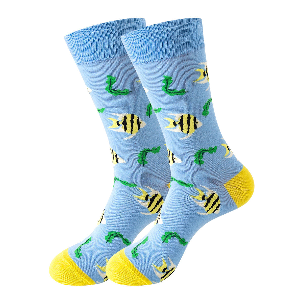 Trendy Mid-Calf Cotton Socks – Unisex Fall & Winter Crew Socks