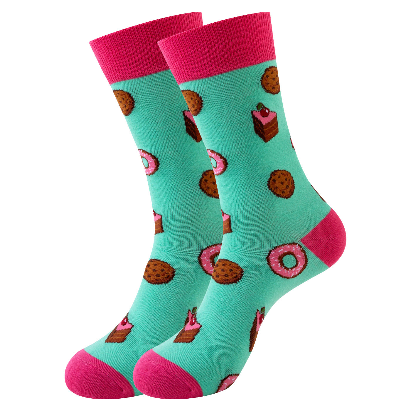 Trendy Mid-Calf Cotton Socks – Unisex Fall & Winter Crew Socks