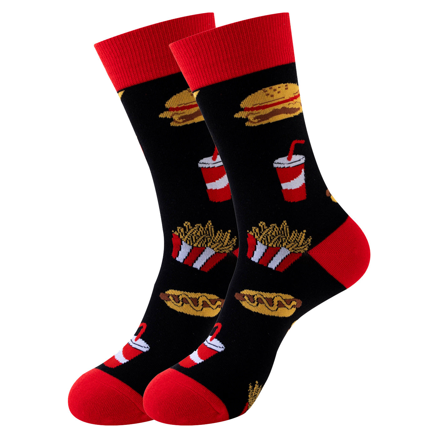 Trendy Mid-Calf Cotton Socks – Unisex Fall & Winter Crew Socks