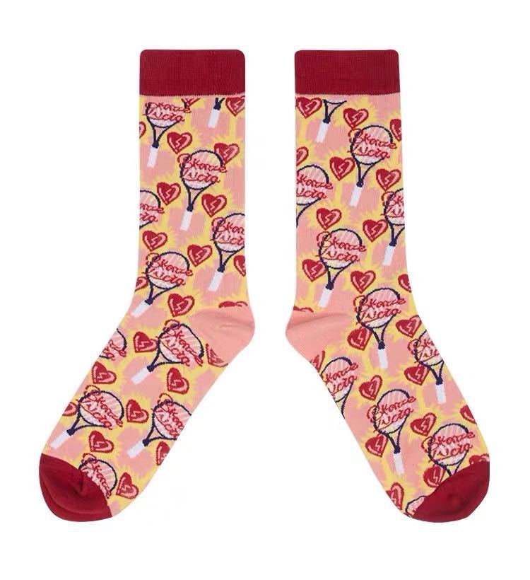 Vintage Art Illustration Crew Socks – Women’s Colourful Graphic Socks