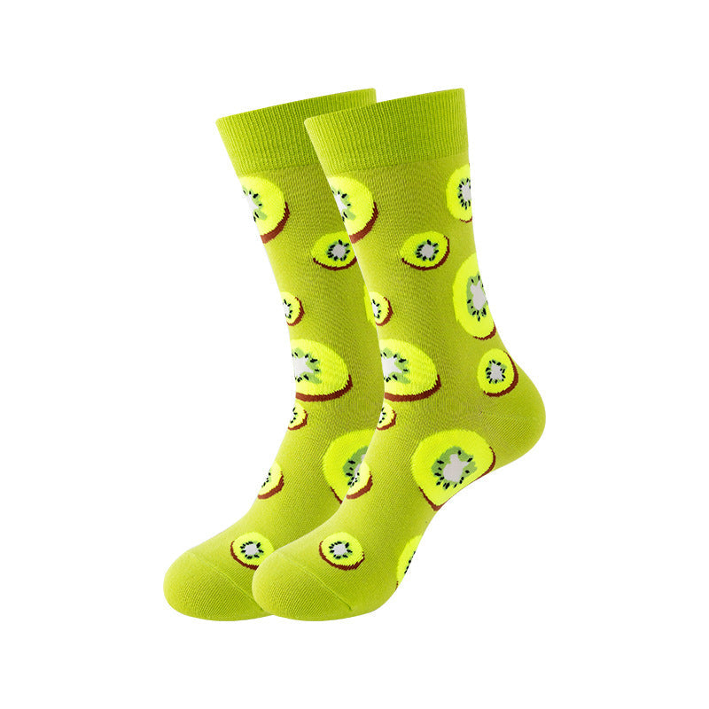 Trendy Mid-Calf Cotton Socks – Unisex Fall & Winter Crew Socks