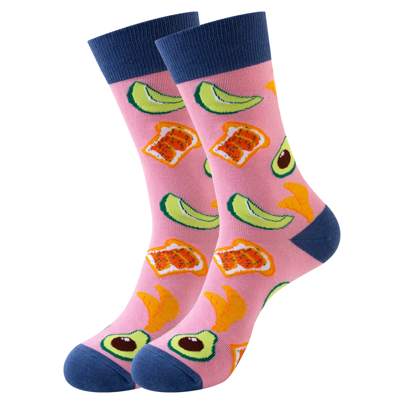 Trendy Mid-Calf Cotton Socks – Unisex Fall & Winter Crew Socks