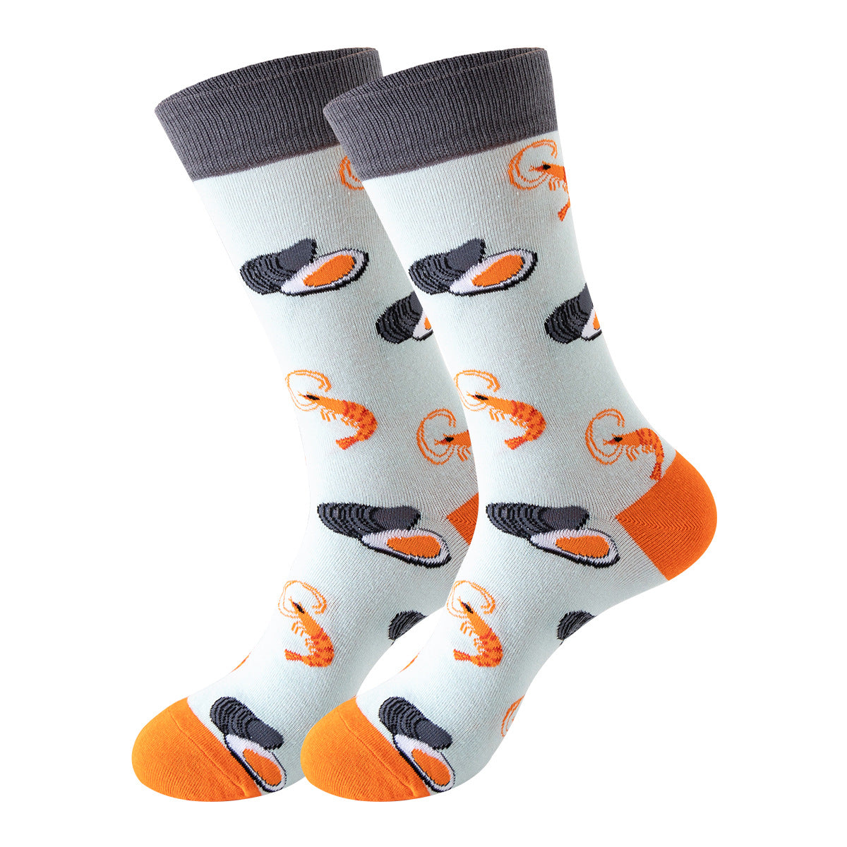 Trendy Mid-Calf Cotton Socks – Unisex Fall & Winter Crew Socks