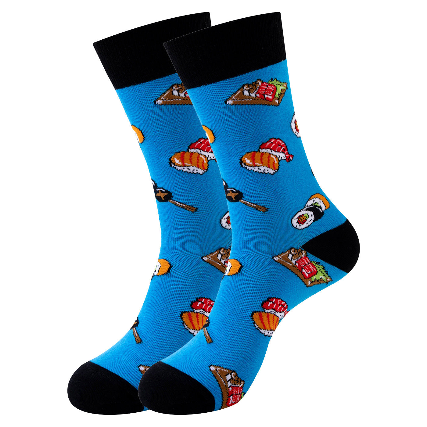 Trendy Mid-Calf Cotton Socks – Unisex Fall & Winter Crew Socks