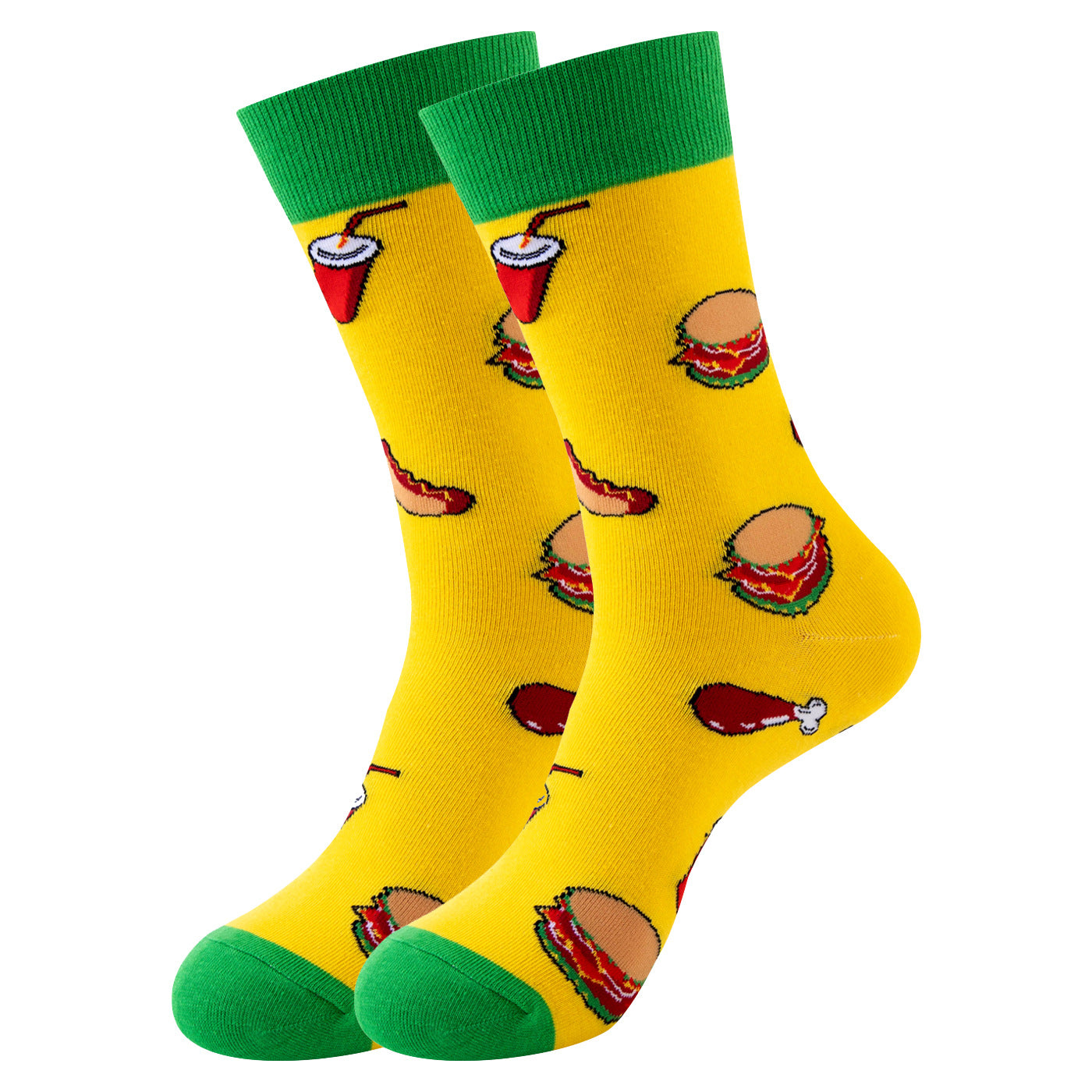 Trendy Mid-Calf Cotton Socks – Unisex Fall & Winter Crew Socks