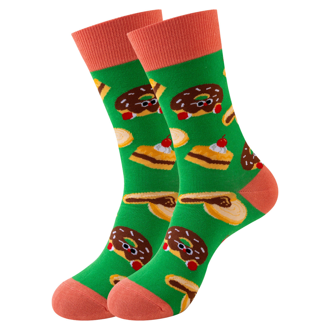 Trendy Mid-Calf Cotton Socks – Unisex Fall & Winter Crew Socks