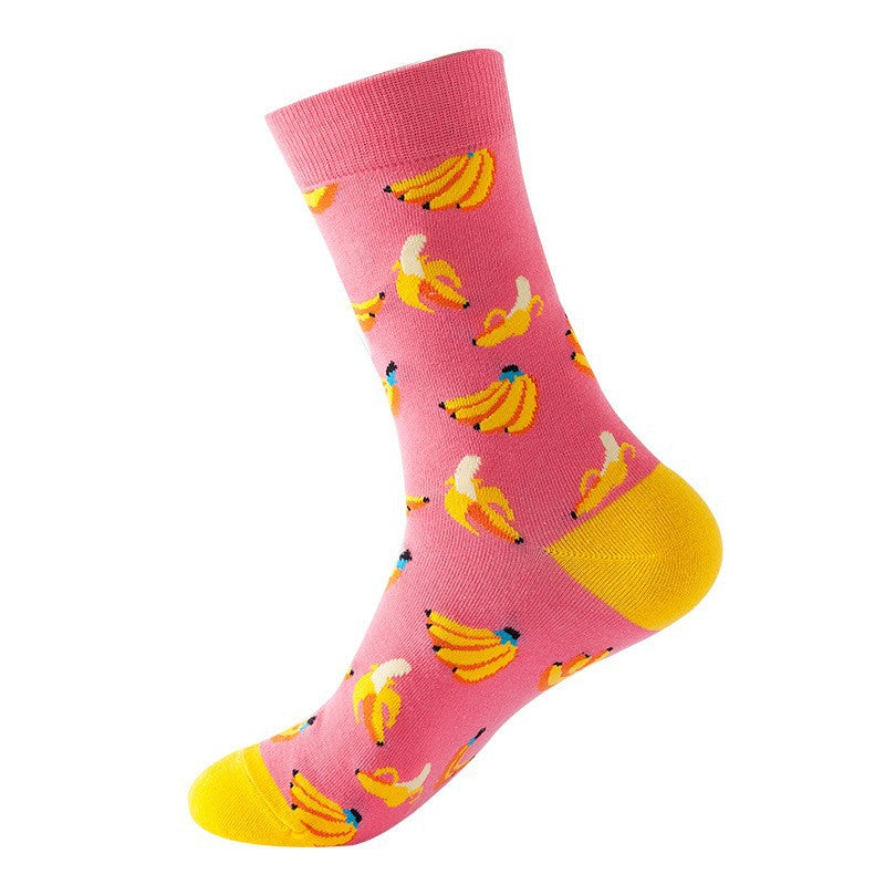 Colorful Mid-Calf Crew Socks – Trendy Unisex Socks for Spring & Fall