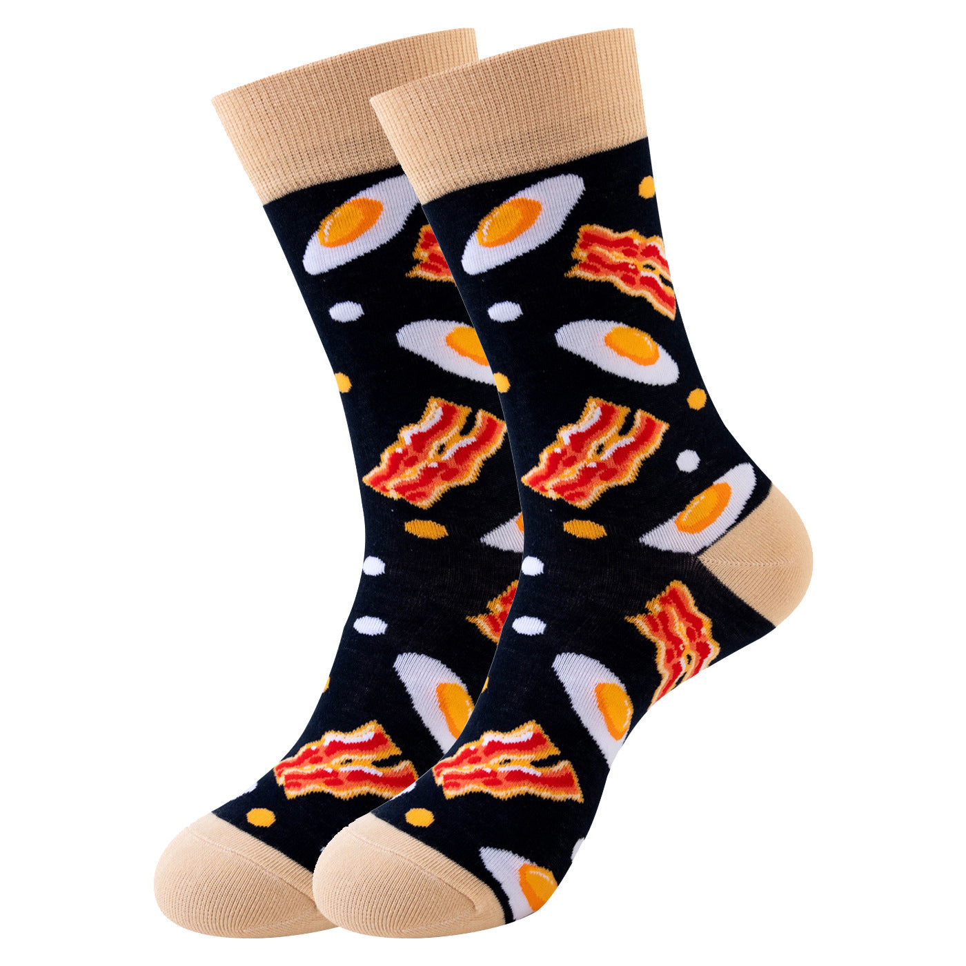 Trendy Mid-Calf Cotton Socks – Unisex Fall & Winter Crew Socks