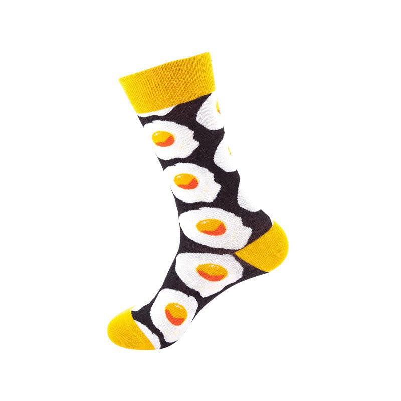 Colorful Mid-Calf Crew Socks – Trendy Unisex Socks for Spring & Fall