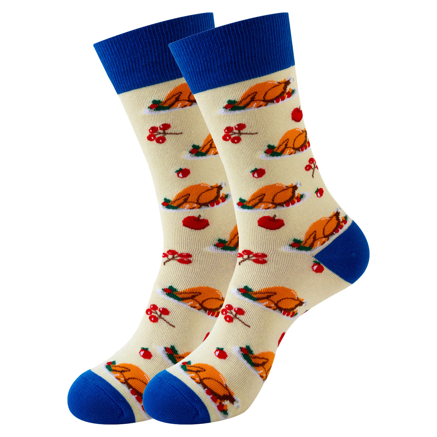 Trendy Mid-Calf Cotton Socks – Unisex Fall & Winter Crew Socks