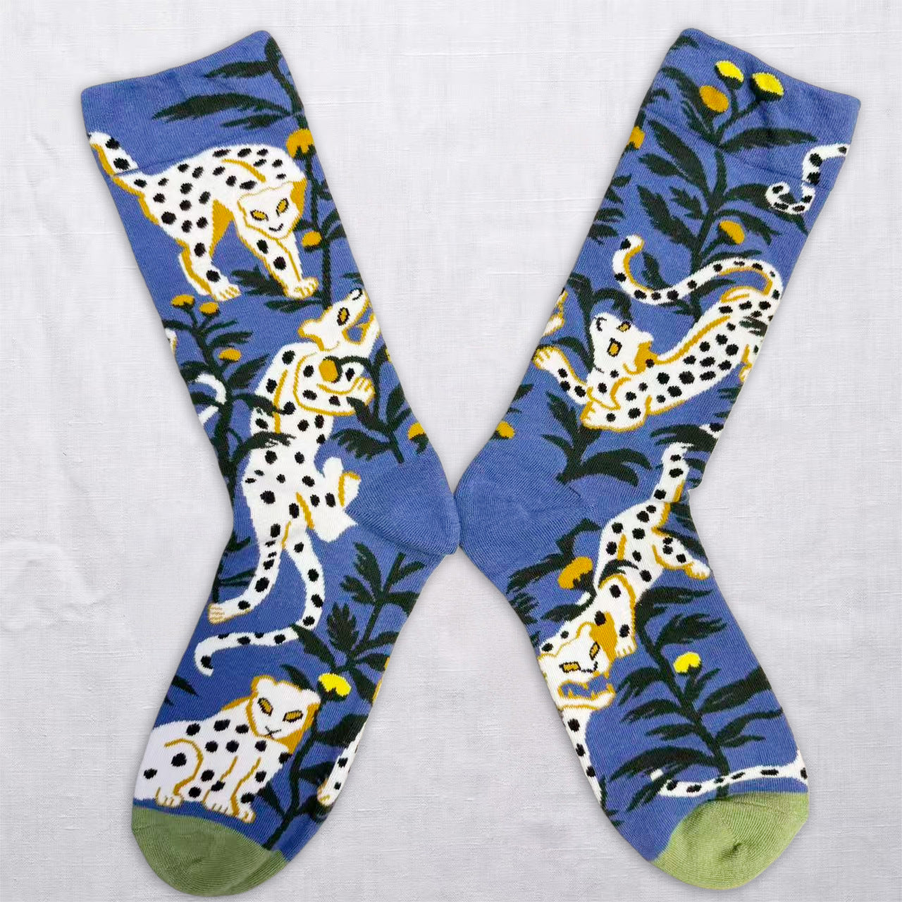 Whimsical Art & Nature Crew Socks – Colorful Graphic Socks