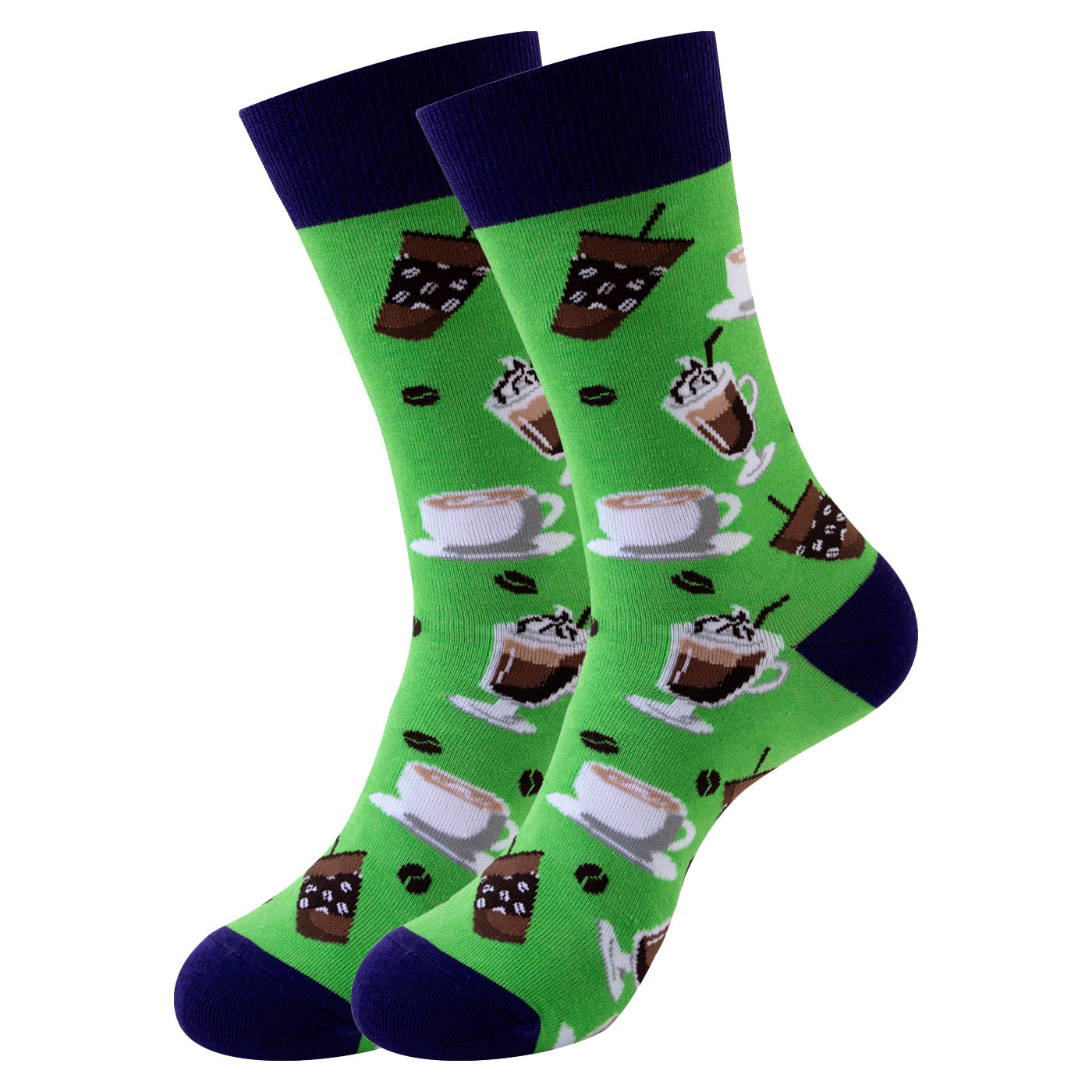 Trendy Mid-Calf Cotton Socks – Unisex Fall & Winter Crew Socks