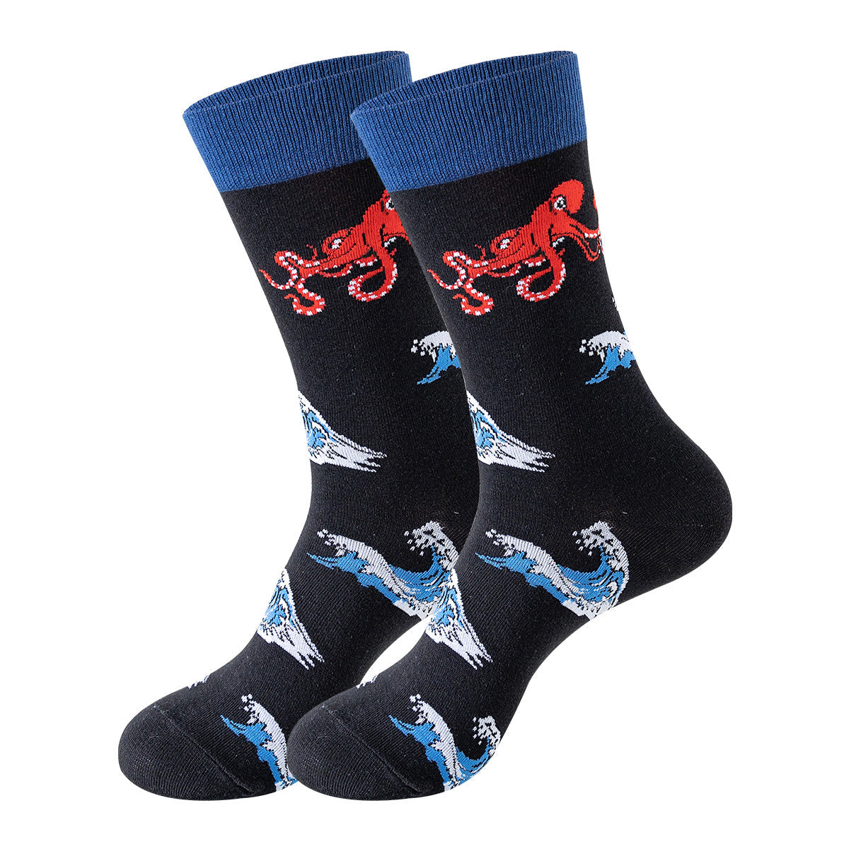 Trendy Mid-Calf Cotton Socks – Unisex Fall & Winter Crew Socks