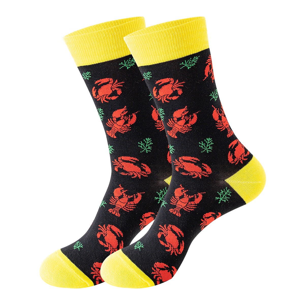 Trendy Mid-Calf Cotton Socks – Unisex Fall & Winter Crew Socks