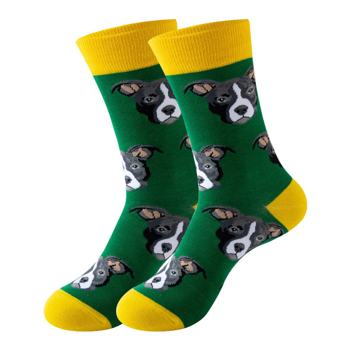 Trendy Mid-Calf Cotton Socks – Unisex Fall & Winter Crew Socks