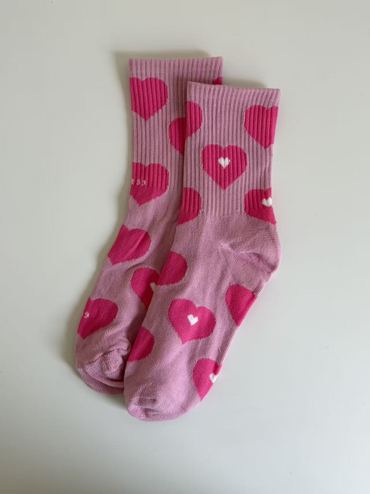 Pink Crush Monogram Socks