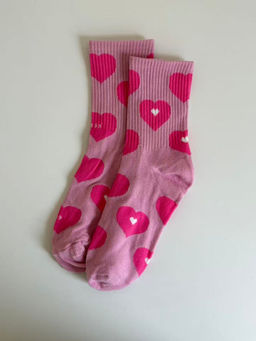 Pink Crush Monogram Socks
