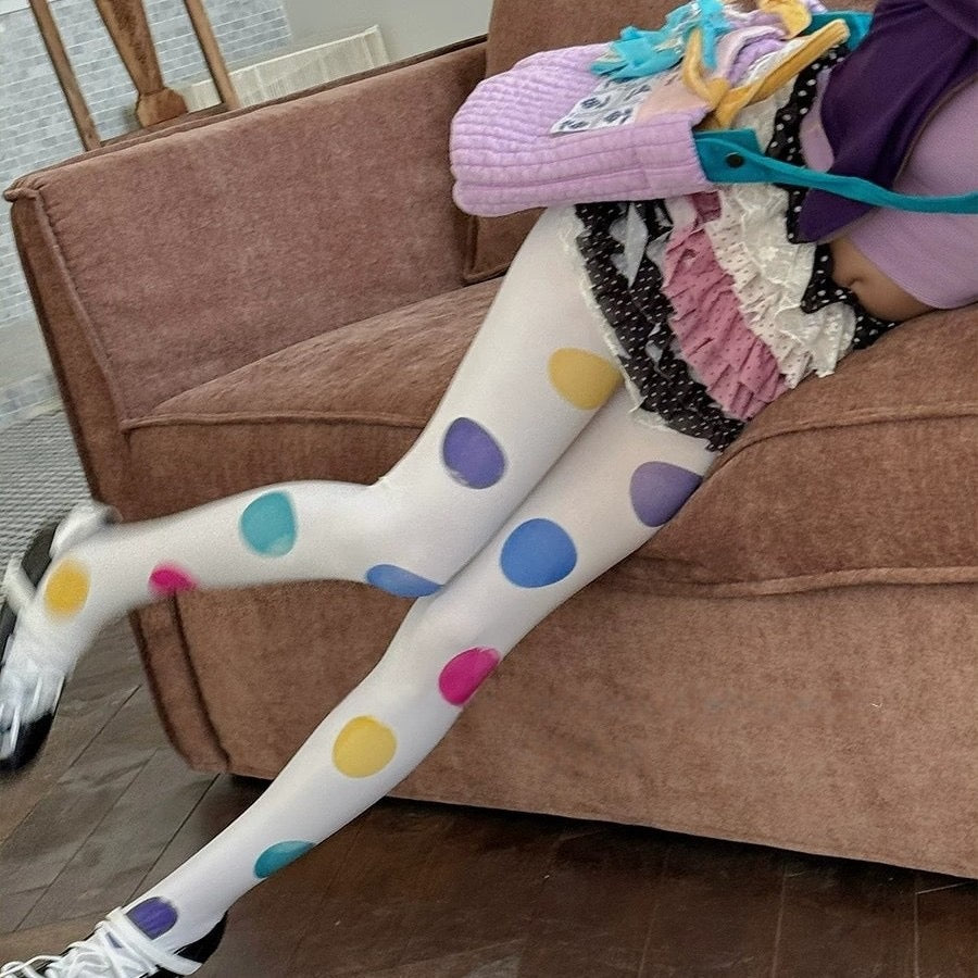 Candy Dot Tights