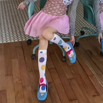 Candy Dot Knee High Socks