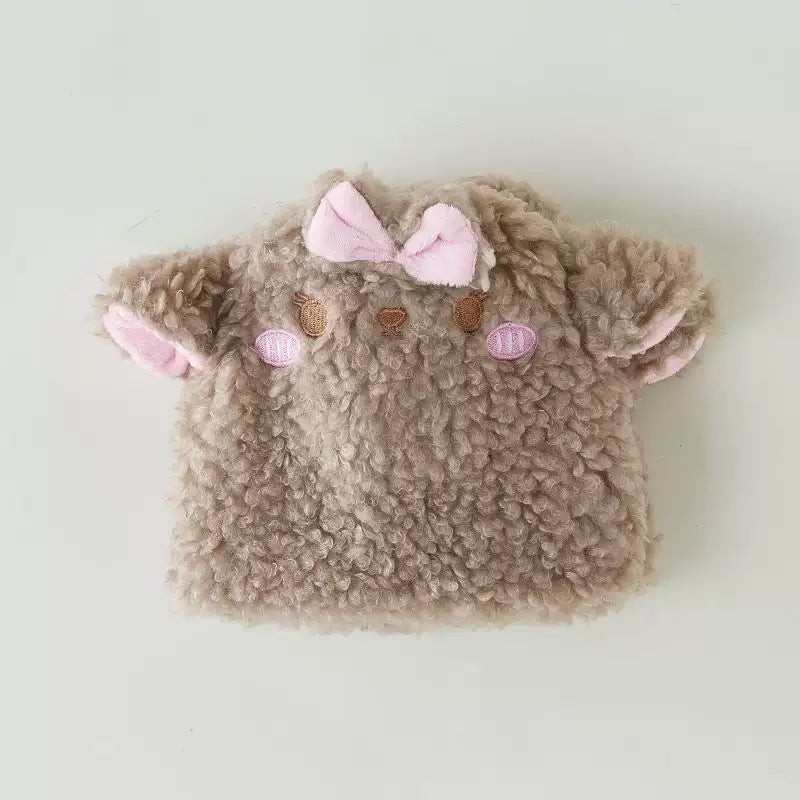 Fluffy Bow Kitty Socks