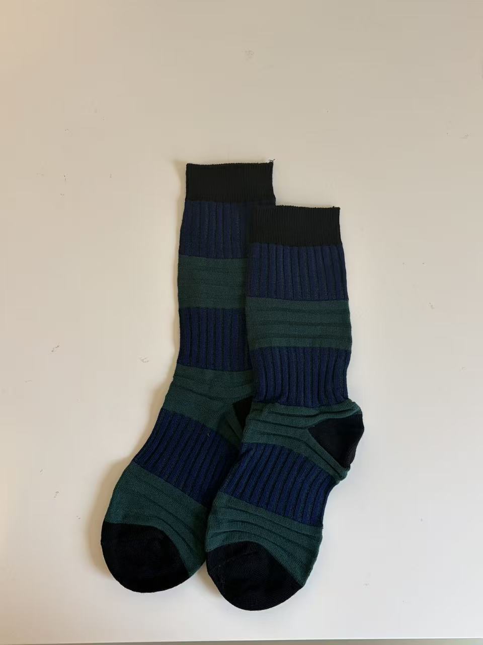 Odd Stripe Socks- Women's Crew Socks
