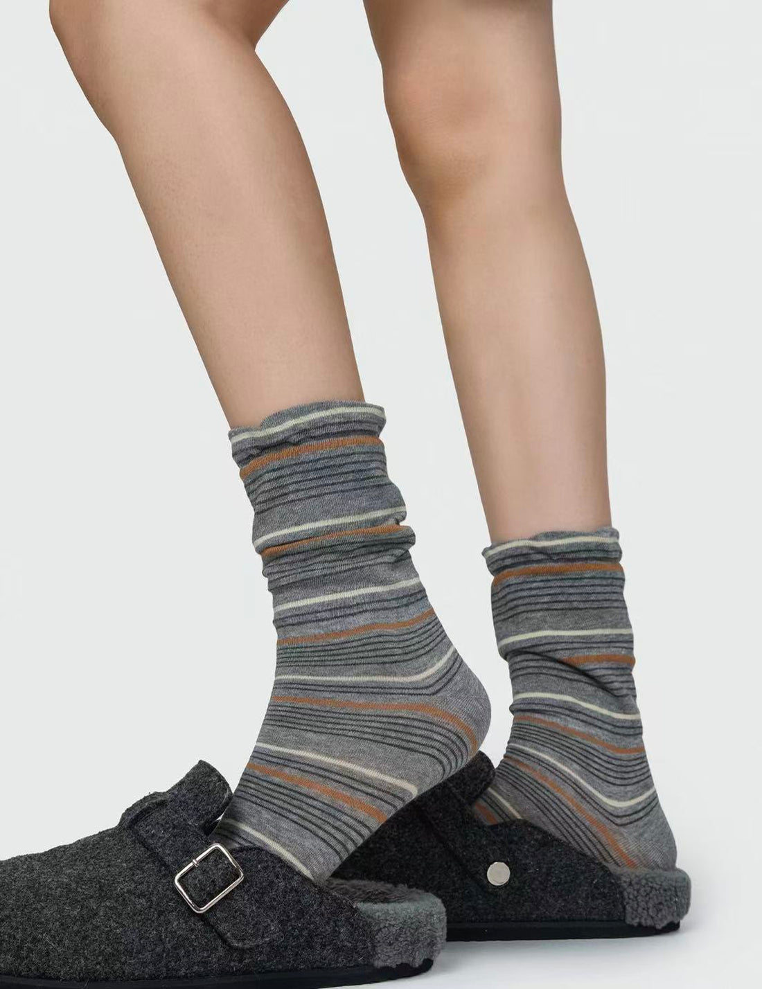 Vintage Preppy Slouch Socks - Women's Crew Socks